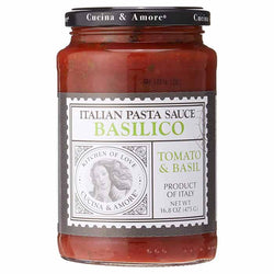 Cucina & Amore - Basilico Tomato & Basil Pasta Sauce, 16.8oz