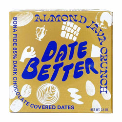 Date Better - Organic 85% Dark Chocolate Covered Dates, 2.6oz | Multiple Flavors