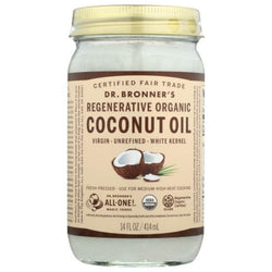 Dr. Bronner's - Organic Coconut Oil, 14oz-white-kernel