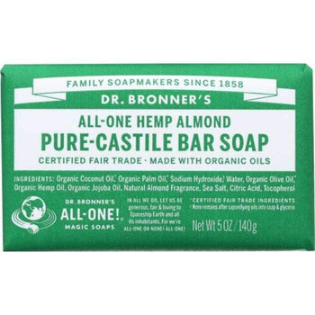 Dr. Bronner's - Pure Castile Bar Soap, 5oz | Multiple Fragrance