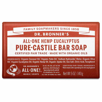 Dr. Bronner's - Pure-Castile Bar Soap - Eucalyptus, 5oz