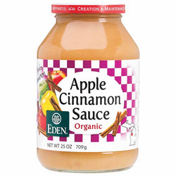 Eden Foods - Organic Apple Cinnamon Sauce, 25oz