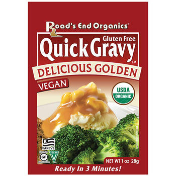 Edward & Sons - Road's End Organics Gluten-Free Gravy, 1 fl oz | Multiple Flavors