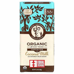 Equal Exchange - Organic Chocolate With Coconut Milk (55%), 2.8oz