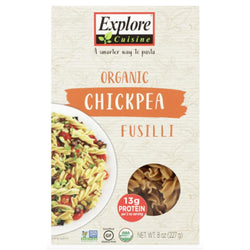 Explore Cuisine - Chickpea Fusilli Pasta, 8oz