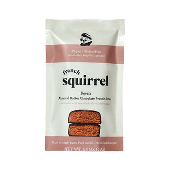 French Squirrel - Berets Protein Bites, 2.5oz | Multiple Flavors