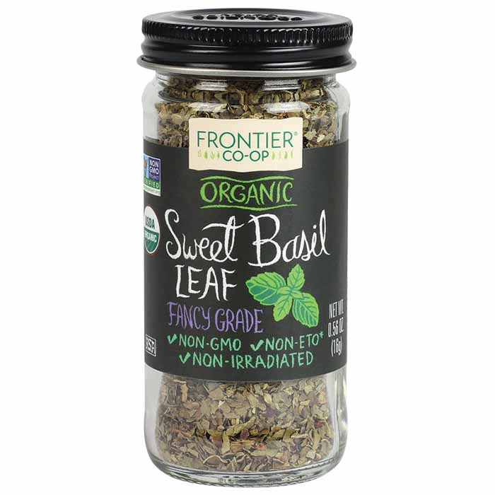 Frontier Co-Op - Organic Sweet Basil Leaf, 0.56oz