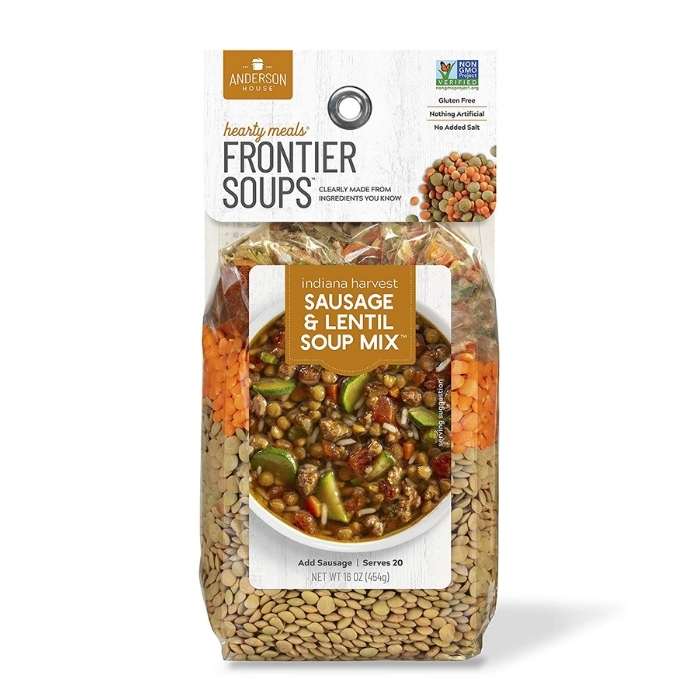 Frontier Soups - Vegan Sausage & Lentil Soup Mix, 16oz