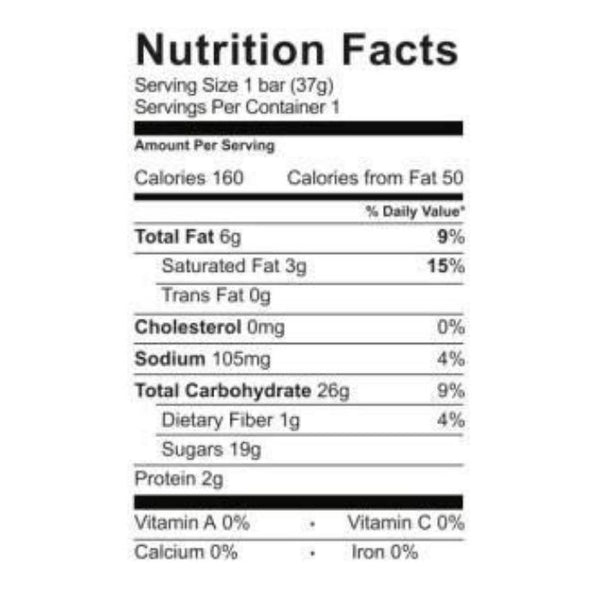 Go Max Go - Thumbs Up Bar, 1.3oz - back