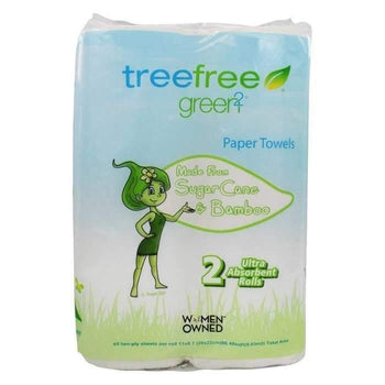 Green2 - Tree-Free Paper Towels, 2pk