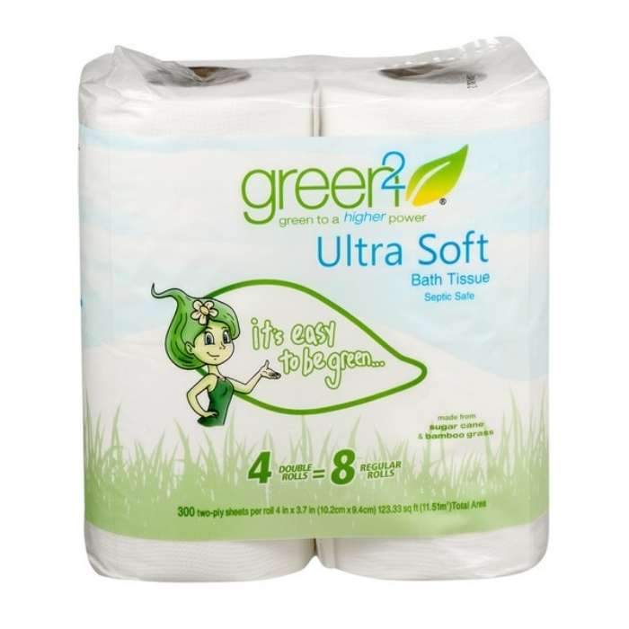 Green2 - Ultra Soft Tree-Free Bath Tissue, 4pk