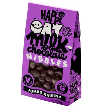 Happi - Oat M!lk Chocolate Jumbo Raisin Nibbles, 3.53oz