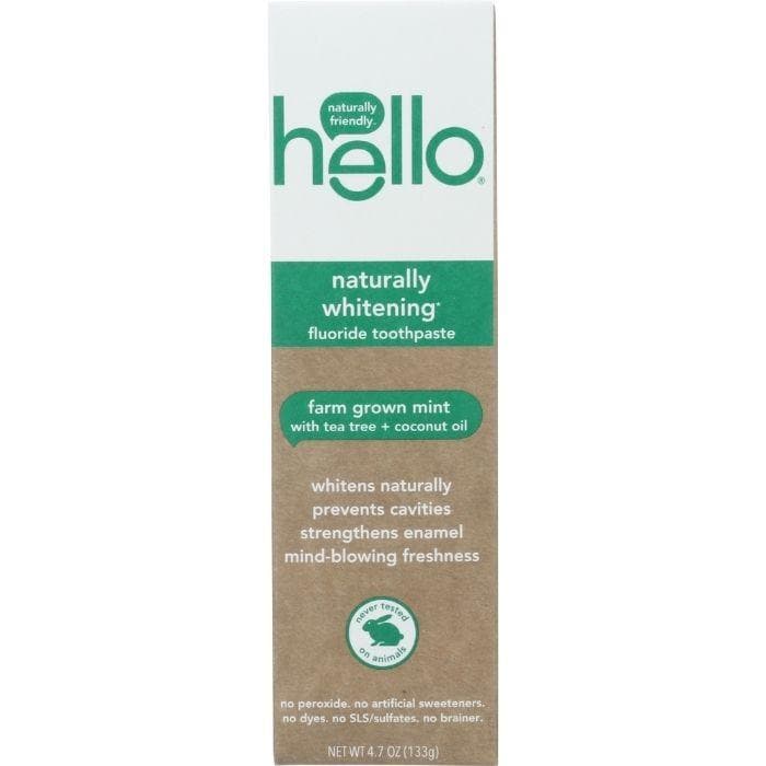 Hello - Naturally Whitening Fluoride Toothpaste, 4.7oz