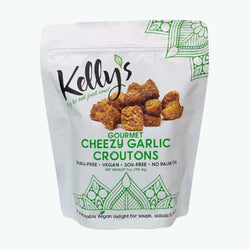 Kelly's Croutons - Gourmet Cheezy Garlic Croutons, 7oz