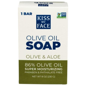 Kiss My Face - Olive Oil Bar Soap, 8oz - Olive Oil Soap