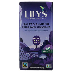 Lily's -  Extra Dark Chocolate Bar 70% Cocoa, 2.8oz | Multiple Flavors