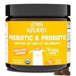 Llama Naturals - Prebiotic & Probiotic Gummies for Kids, 60ct