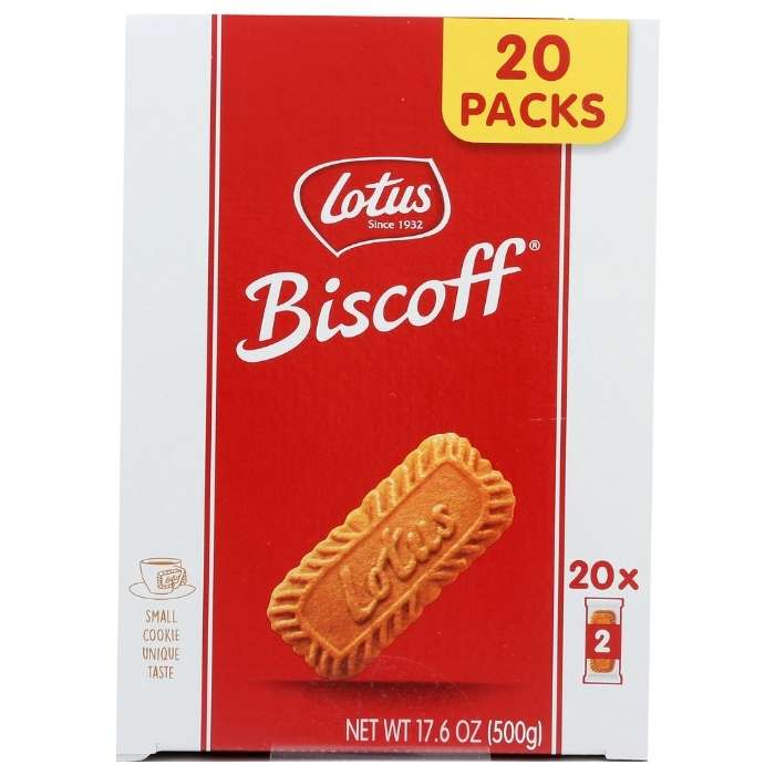 Lotus Biscoff Cookie Snack Packs, 17.6oz Vegan Essentials