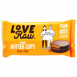 LoveRaw - M:lk® Choc Peanut Butter Cups, 34g