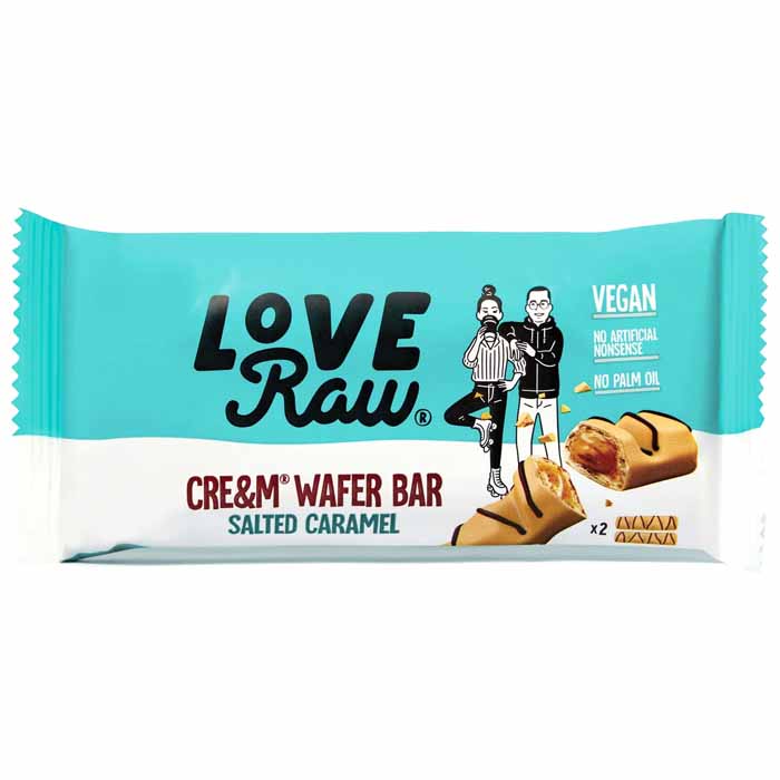 LoveRaw Wafer Bars - Cre&m®, 45g | Multiple Flavors