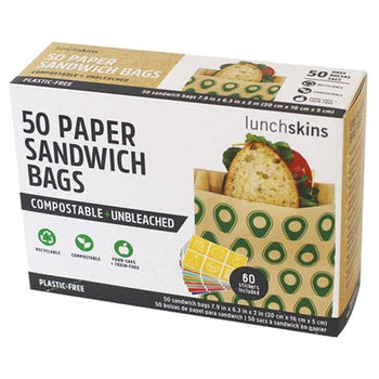 Lunchskins - Paper Sandwich Bags, 50pc | Multiple Choices