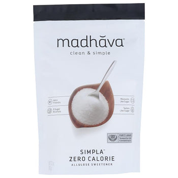 Madhava - Clean & Simple Zero Calorie Allulose Sweetener, 12oz