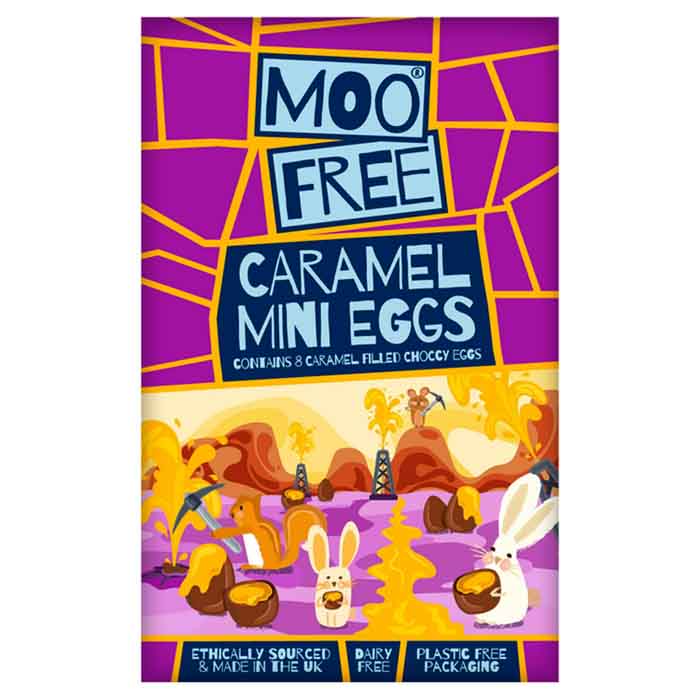 Moo Free Mini Caramel Eggs, 88g Vegan Essentials