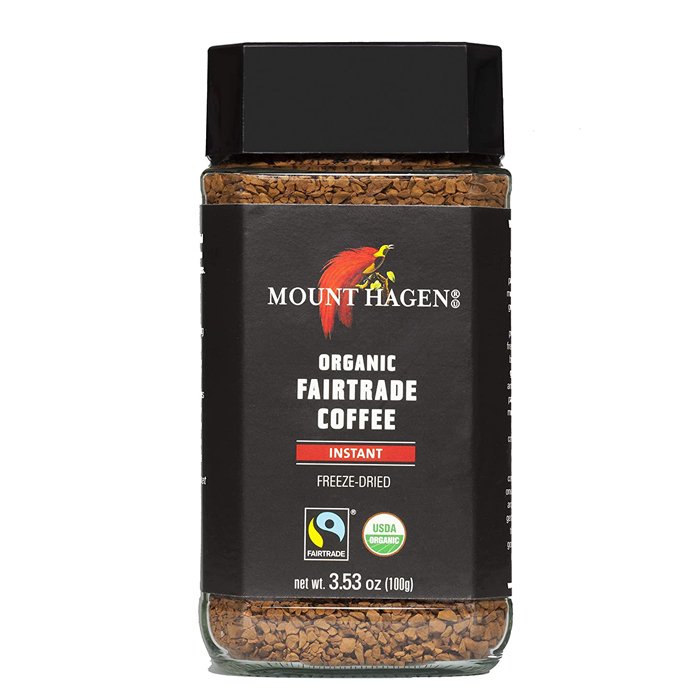 Mount Hagan - Organic Freeze Dried Instant Coffee Jar, 3.53oz