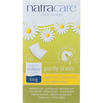 Natracare - Long Wrapped Panty Liner, 16 Ct