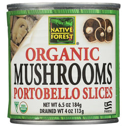 Native Forest - Mushroom Portobello Sliced, 4oz