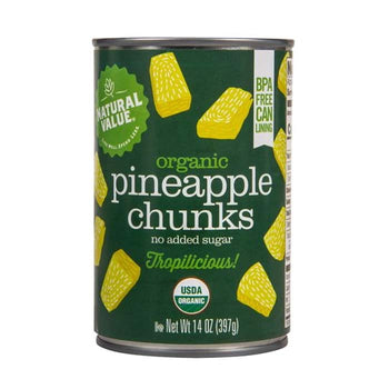 Natural Value - Organic Pineapple, 14oz | Multiple Options