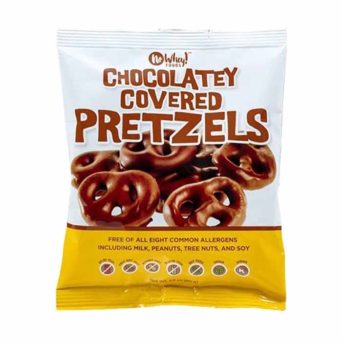 No Whey! Foods - Chocolatey Covered Pretzels ,2.8oz