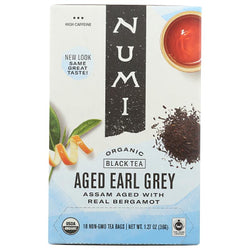 Numi Tea - Aged Earl Grey Black Tea, 18 Bags