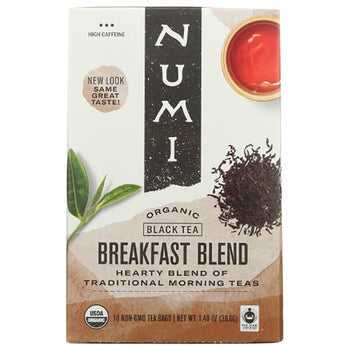 Numi Tea - Breakfast Black Tea, 18 Bags