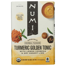 Numi Tea - Golden Tonic Turmeric Tea, 1.31oz