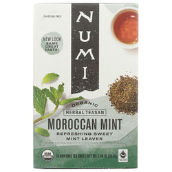 Numi Tea - Moroccan Mint Herb Tea, 18 Bags