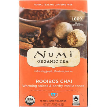 Numi Tea - Rooibos Chai Herbal Tea, 18 Bags