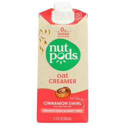 Nutpods - Cinnamon Swirl Oat Creamer, Unsweetened | Multiple Sizes - 25.4 fl oz
