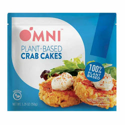 Omni Foods - Plant-Based Crab Style Cakes, 5.29oz