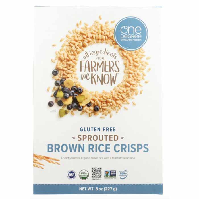 One Degree - Sprouted Brown Rice Crisps, 8oz