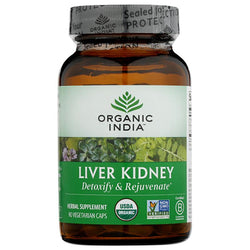 Organic India - Liver Kidney Care Detoxify & Rejuvenate, 90 count, 4oz