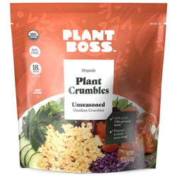 Plant Boss - Unseasoned Meatless Crumbles, 3.35oz