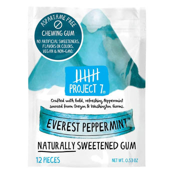 Project 7 - Naturally Sweetened Chewing Gums (Peppermint & Spearmint), 12pc - Spearmint Farms