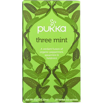 Pukka - Three Mint Herbal Tea, 1.12oz