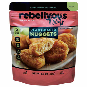 Rebellyous Foods - Chicken Nuggets, 8.4oz