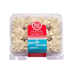 Red Plate Foods - Mini Cupcakes Vanilla, 11.85oz
