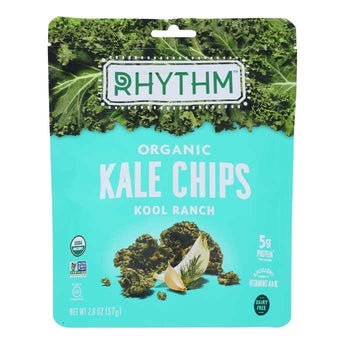 Rhythm Superfood Kale Chips Kool Ranch, 2 oz
 | Pack of 12