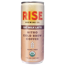 Rise Nitro Cold Brew Coffee - Oat Milk Latte, 7oz