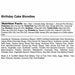 Rule Breaker Snacks - Birthday Cake Blondie, 1.9oz - back