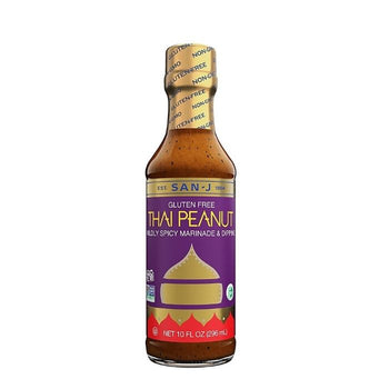 San-J - Mildly Spicy Thai Peanut Sauce, 10fl oz